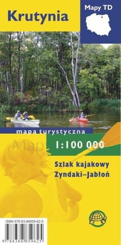 Krutynia 1:100 000. Mapa turystyczna. TD Mapy