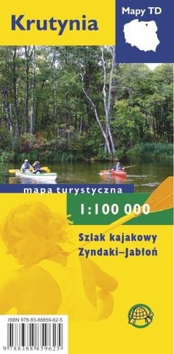 Krutynia 1:100 000. Mapa turystyczna wydawnictwa Agencja TD