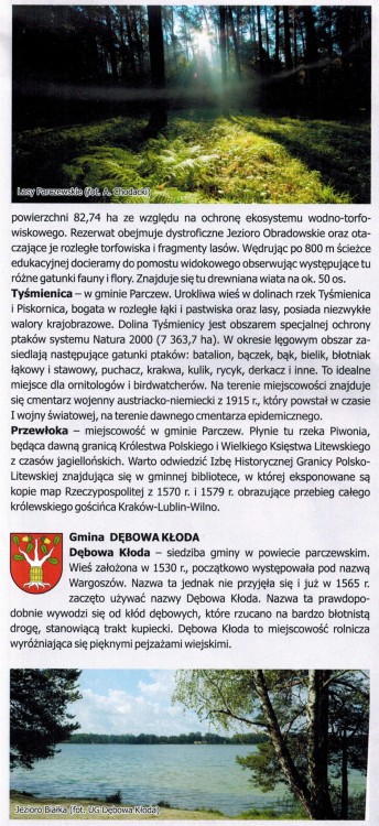 Pojezierze Łęczyńsko-Włodawskie i Dolina Tyśmienicy 1:50 000. Mapa turystyczna wydawnictwa Cartomedia. Informator