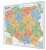 Polska 1:650 000. Mapa administracyjna magnetyczna w ramie aluminiowej SLIM. Producent: Jokart. Całość