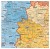 Polska 1:650 000. Mapa administracyjna magnetyczna w ramie aluminiowej SLIM. Producent: Jokart. Fragment 1