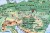 Fizyczna mapa ścienna w skali 1-28 000 000. W formie naklejki. Producent: Piętka. Fragment 3