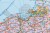 Europa 1:4 300 000. Naklejka, mapa ścienna. Polityczno-drogowa. Producent: Piętka. Fragment 2
