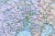Europa 1:4 300 000. Naklejka, mapa ścienna. Polityczno-drogowa. Producent: Piętka. Fragment 9