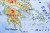 Europa 1:3 300 000. Naklejka, mapa ścienna. Ogólnogeograficzna (fizyczna). Producent: Piętka. Fragment 6