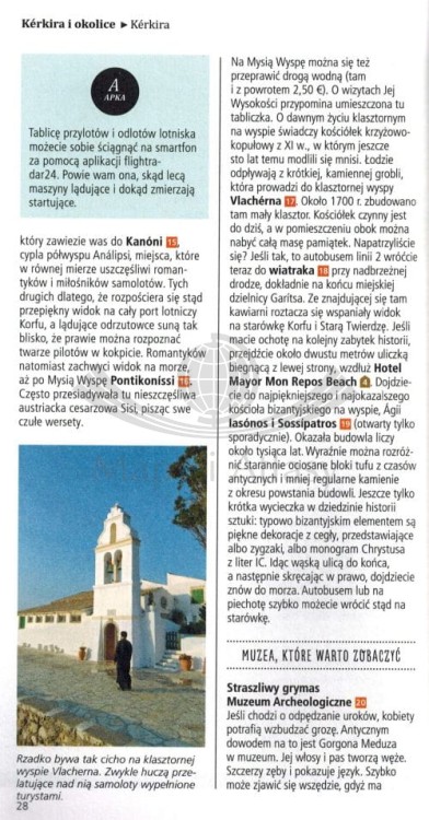 Korfu. Przewodnik z mapą wyspy wydawnictwa Dumont. Przykładowa strona 1