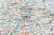 Polska mapa ścienna  drogowa. Skala 1:750 000 Producent: Piętka.  Fragment 3