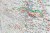 Polska mapa ścienna  drogowa. Skala 1:750 000 Producent: Piętka.  Fragment 6