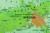 Polska mapa fizyczna, geograficzna w formie naklejki. Wersja STRONG. Skala 1:500 000 Producent: Piętka.Fragment 1