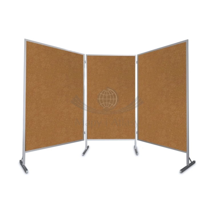Tablica wolnostojąca parawan trzymodułowa 3 razy 100 x 170 x 190 cm. TW84z