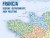 Francja 1:1 300 000. Naklejka, mapa ścienna. Kody pocztowe. Producent: Piętka. Fragment 1
