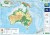 Australia 1:6 200 000. Naklejka, mapa ścienna. Fizyczna. Producent: Piętka. Cała mapa