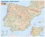 Hiszpania i Portugalia 1:1 000 000. Naklejka, mapa ścienna drogowa i kodowa. Producent: Piętka. Cała mapa
