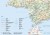 Hiszpania i Portugalia 1:1 000 000. Naklejka, mapa ścienna drogowa i kodowa. Producent: Piętka. Fragment 4