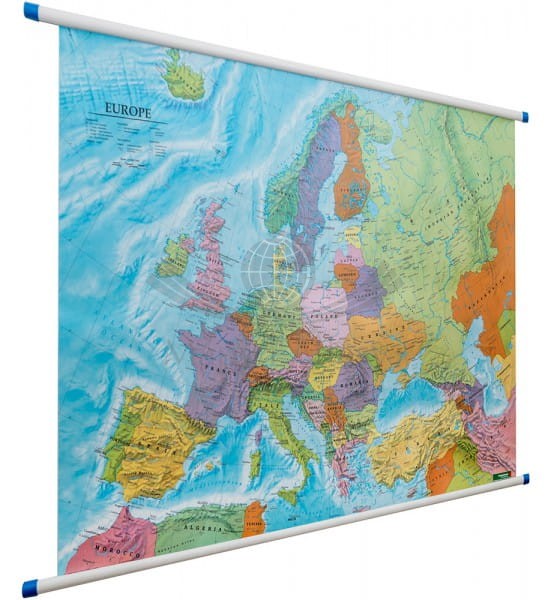 Europa 1:6 000 000. Mapa ścienna polityczna wydawnictwa Freytag & Berndt. Całość 2