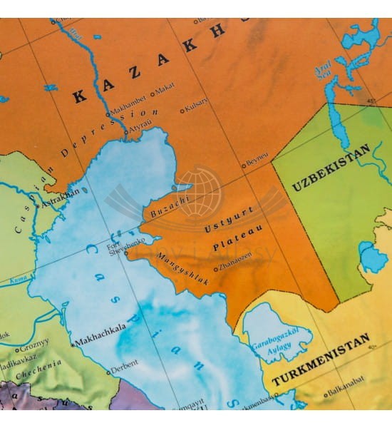 Europa 1:6 000 000. Mapa ścienna polityczna wydawnictwa Freytag & Berndt. Fragment 5