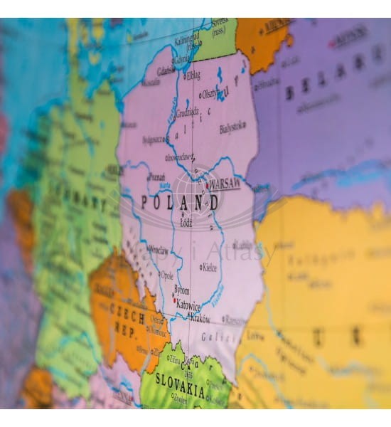 Europa 1:6 000 000. Mapa ścienna polityczna wydawnictwa Freytag & Berndt. Fragment 7