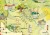 Polska Młodego Odkrywcy. Arkusz, mapa ścienna dla dzieci. Producent: EkoGraf. Fragment 5