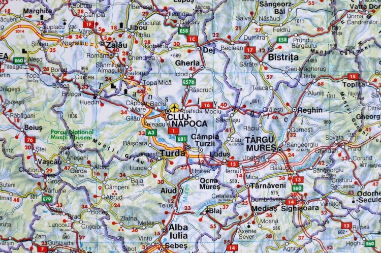 Bałkany / Europa południowo-wschodnia. Arkusz, mapa ścienna drogowa. Producent: 	Freytag&Berndt. Fragment 1