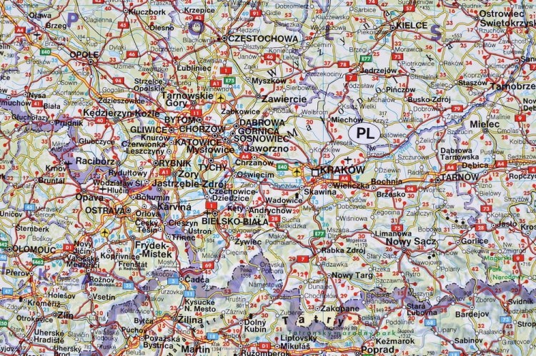 Bałkany / Europa południowo-wschodnia. Arkusz, mapa ścienna drogowa. Producent: 	Freytag&Berndt. Fragment 5