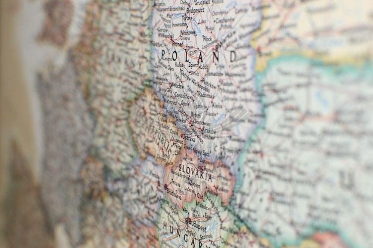 Europa 1:8 425 000. Arkusz, mapa ścienna ekskluzywna. Wydawnictwo: National Geographic. Fragment 9