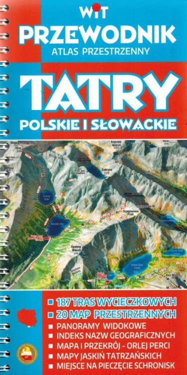Tatry Polskie i Słowackie. Atlas przestrzenny wydawnictwa WiT. Okładka