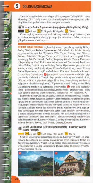 Tatry Polskie i Słowackie. Atlas przestrzenny wydawnictwa WiT. Przykładowa strona 2