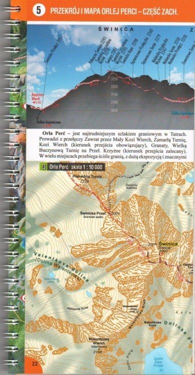 Tatry Polskie i Słowackie. Atlas przestrzenny wydawnictwa WiT. Przykładowa strona 3