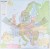 Europa 1:2 250 000. Arkusz, mapa ścienna drogowa (polityczna). Producent: EkoGraf. Cała mapa