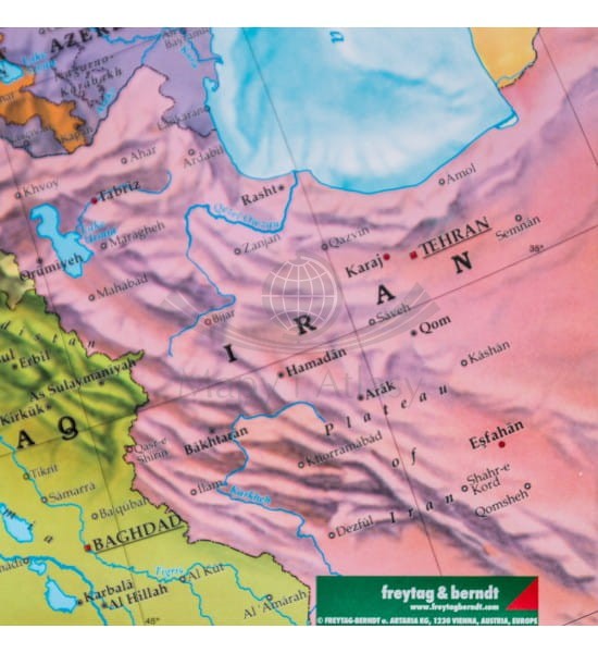 Europa 16 000 000. Arkusz, mapa ścienna polityczna. FB. Producent: Freytag&Berndt. Fragment 5