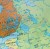 Europa 1:6 000 000. Mapa polityczna w wersji do wpinania wydawnictwa Freytag & Berndt. Fragment 4