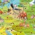 Zwierzęta świata. Arkusz, mapa ścienna dla dzieci. Producent: ArtGlob. Fragment 2