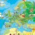 Świat Młodego Odkrywcy MIDI. Mapa ścienna dla dzieci. Producent: ArtGlob. Fragment 1