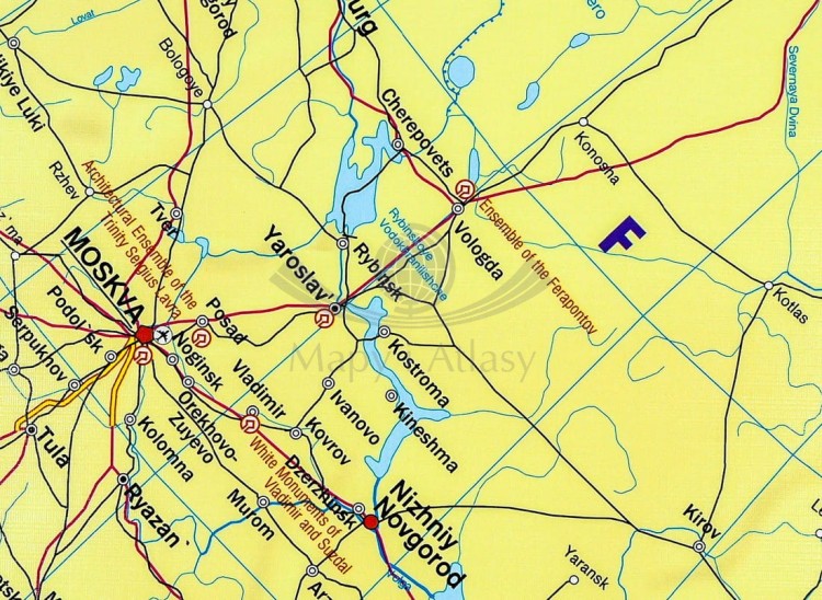 Azja polityczna FB (1).jpgAzja 1:9 000 000. Arkusz, mapa ścienna polityczna. FB. Producent: Freytag&Berndt. Fragment 5