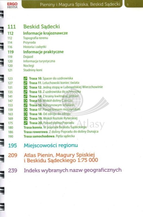 Pieniny i Magura Spiska, Beskid Sądecki. Przewodnik z górskiej półki wydawnictwa Bezdroża. Spis treści 2