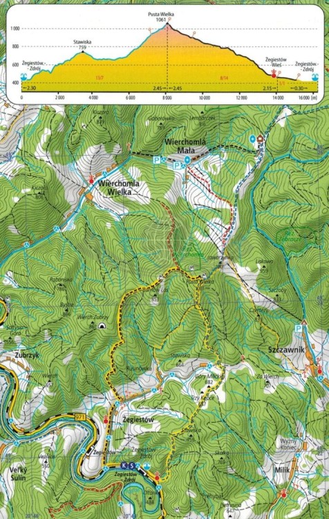 Pieniny i Magura Spiska, Beskid Sądecki. Przewodnik z górskiej półki wydawnictwa Bezdroża. Przykładowa strona 3