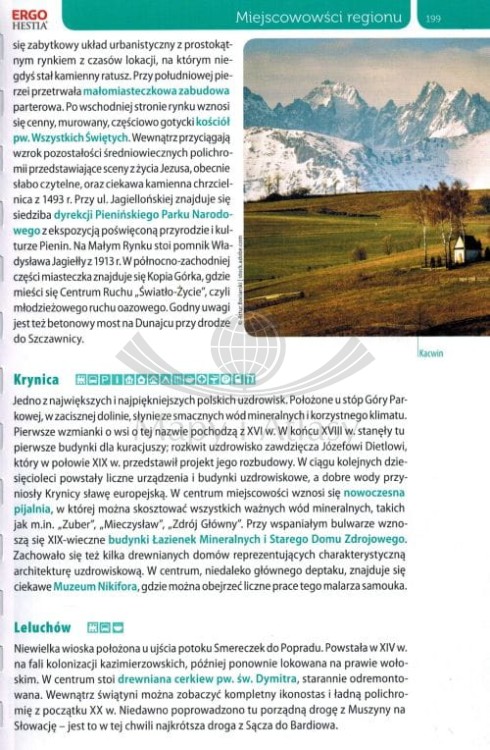 Pieniny i Magura Spiska, Beskid Sądecki. Przewodnik z górskiej półki wydawnictwa Bezdroża. Przykładowa strona 4