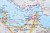 Bliski Wschód. Mapa ścienna polityczna wydawnictwa National Geographic. Fragment 3