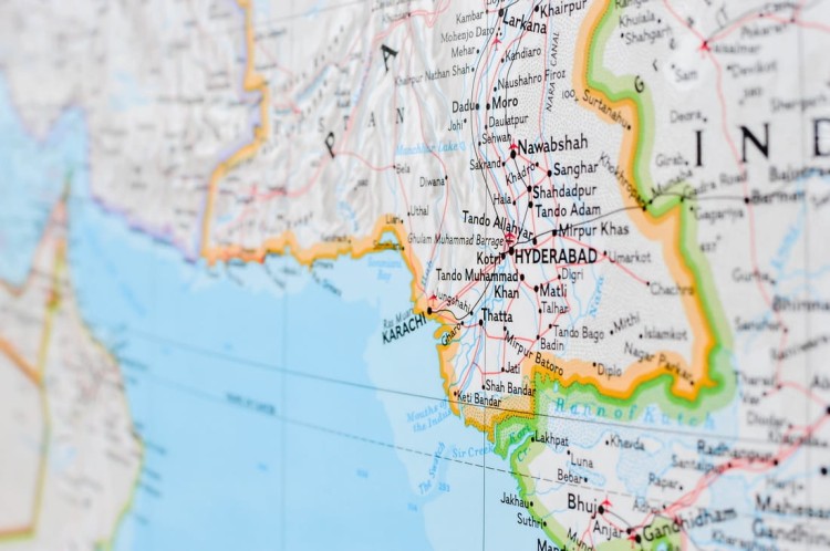 Bliski Wschód. Mapa ścienna polityczna wydawnictwa National Geographic. Fragment 7