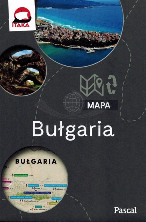 Bułgaria. Inspirator Podróżniczy. Przewodnik + mapa wydawnictwa Pascal. Mapa - okładka