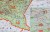 Polska 1:650 000. Mapa ścienna kodowa wydawnictwa Jokart. Fragment 8 - mapa Krakowa