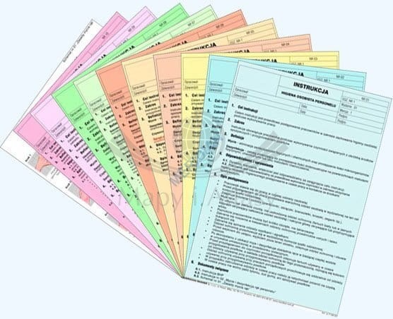 Plansze informacyjne HACCP. Komplet 11 sztuk