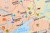 Europa gospodarcza 1:4 500 000. Mapa ścienna wydawnictwa Meridian. Fragment 6