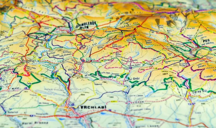 Karkonosze 1:66 666. Mapa plastyczna (trójwymiarowa). Fragment 7