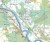 Podlaski Przełom Bugu. Laminowana mapa turystyczna wydawnictwa Agencja TD. Fragment
