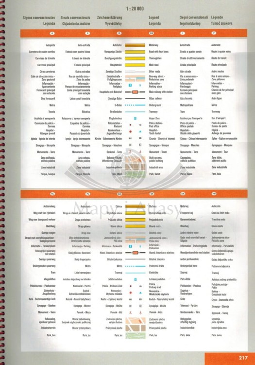 Hiszpania i Portugalia 1:300 000. Atlas samochodowo-turystyczny wydawnictwa Marco Polo. Przykładowe strony 14