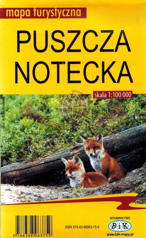 Puszcza Notecka 1:100 000. Mapa turystyczna. BiK