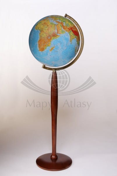 Globus fizyczny 42 cm. Podłogowy