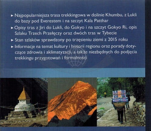 Everest. Przewodnik trekkingowy wydawnictwa Sklep Podróżnika. Okładka tył