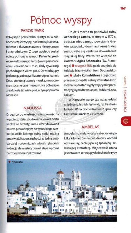 Cyklady. Przewodnik wydawnictwa Bezdroża. Przykładowa strona 2